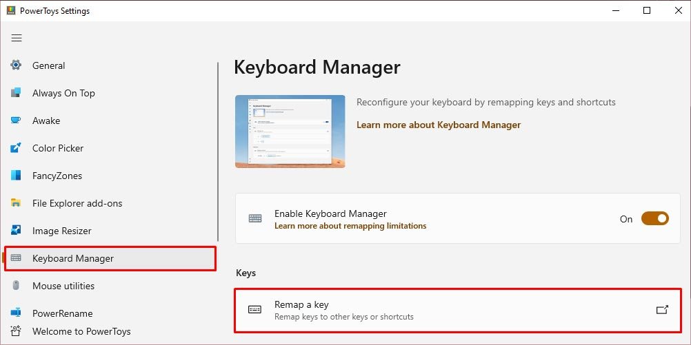 keyboard special keys remap in regedit