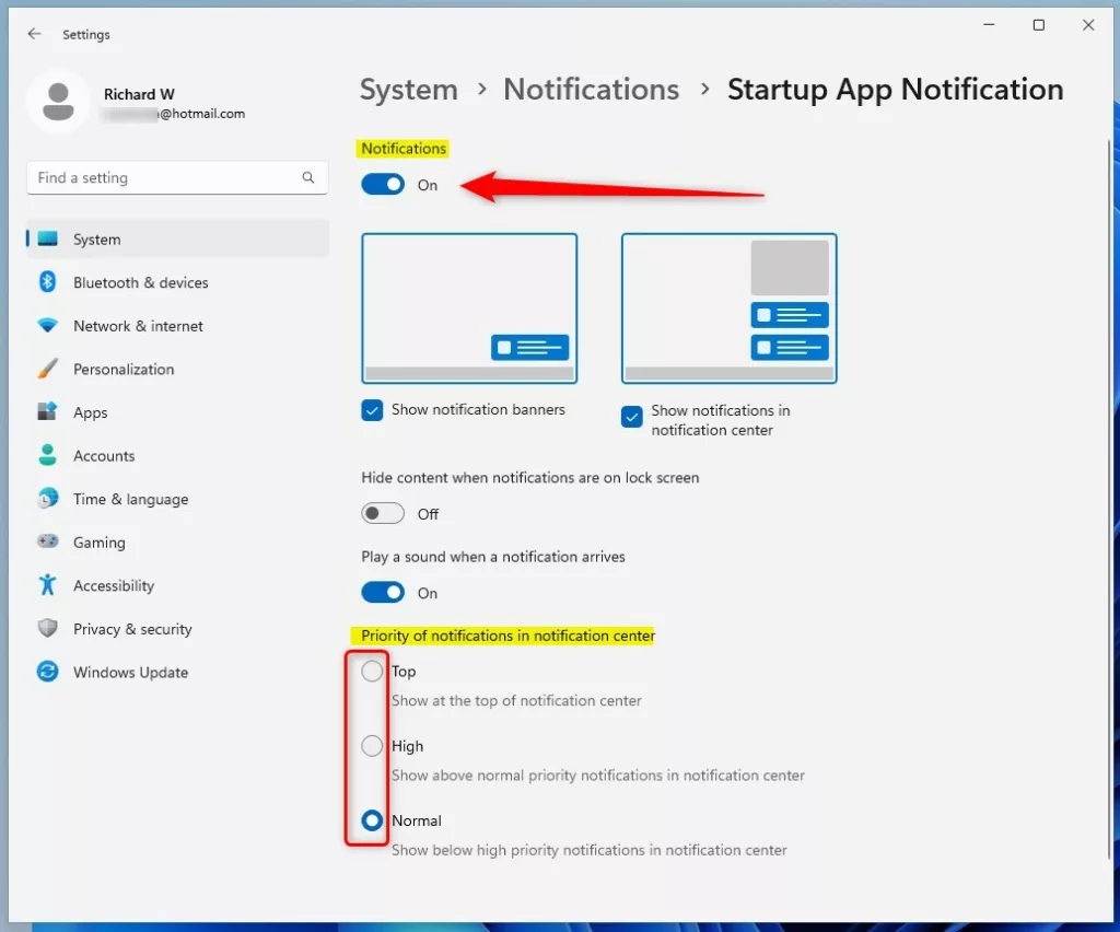 Como Alterar A Prioridade De Notificação Do Aplicativo De Inicialização No Windows 11 All 7137