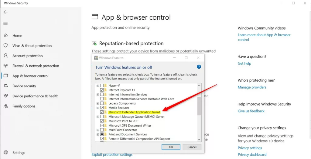 Como Instalar Ou Desinstalar O Navegador Microsoft Defender Application Guard For Edge No 2572