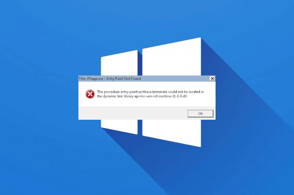Como corrigir o erro ponto de entrada n o encontrado no windows all