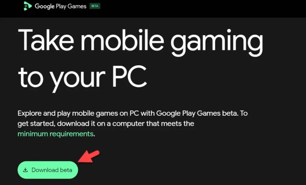 JOGOS ANDROID NO PC - Como Instalar o Google Play Games Beta no PC para  Windows 10/11 