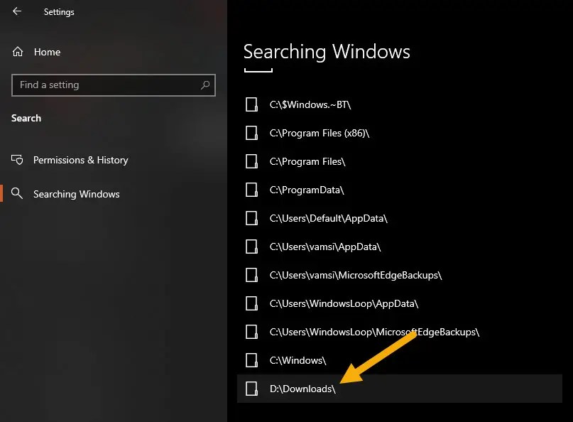 Como ocultar arquivos e pastas da pesquisa no Windows 10/11 9 como ocultar arquivos e pastas da pesquisa no windows 10 11 2