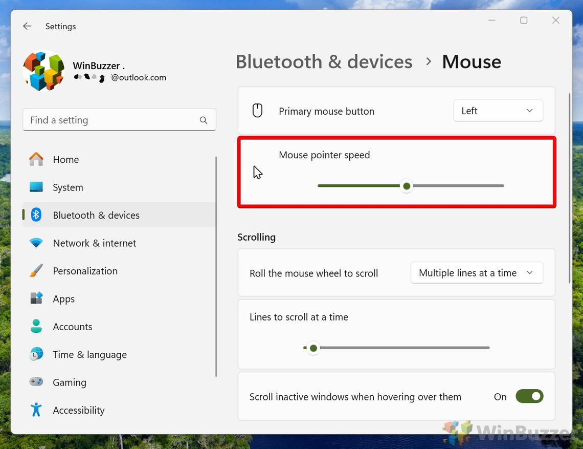 Como alterar a sensibilidade e a velocidade do mouse no Windows 11 ou ...